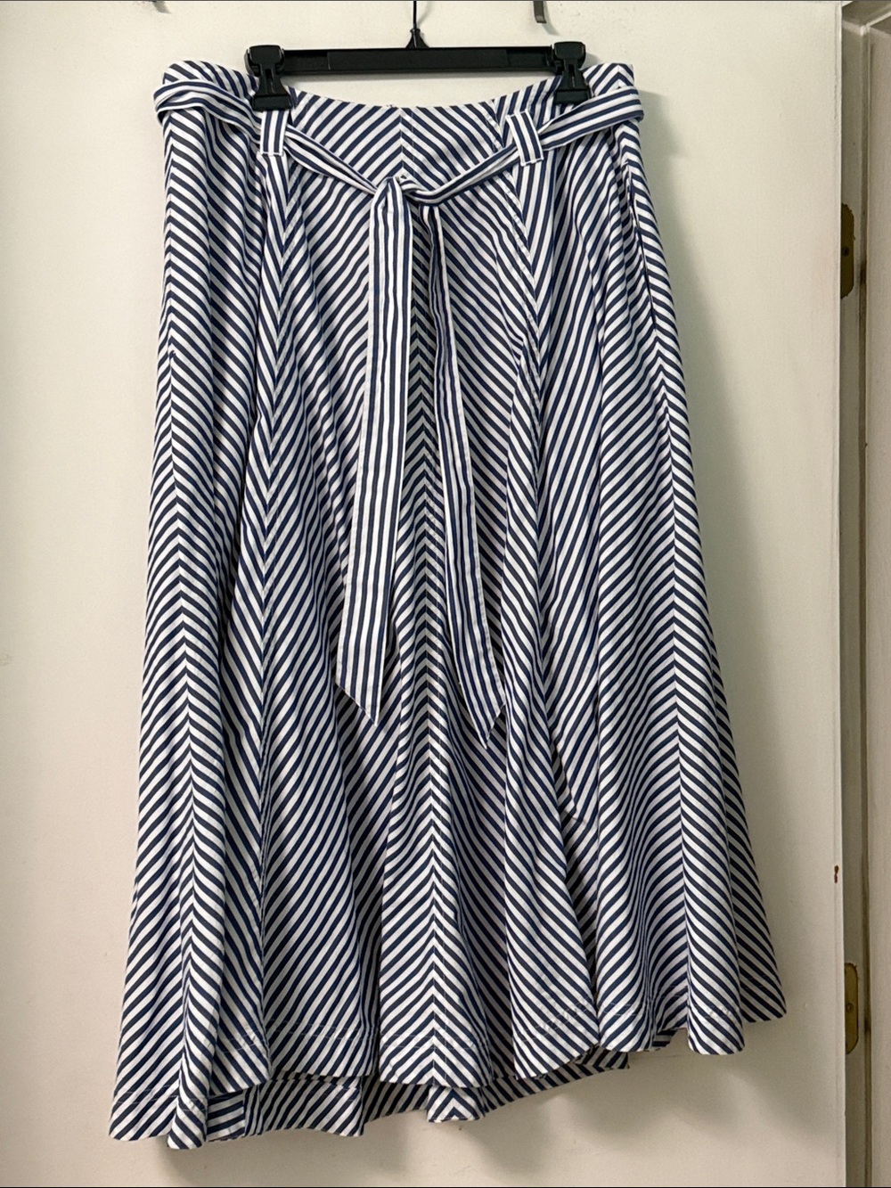 Madewell Blue & White Striped Skirt - Picture 2 of 5